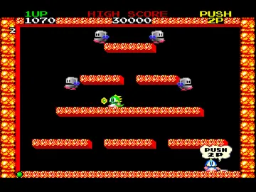 Bubble Bobble also featuring Rainbow Islands (US) screen shot game playing